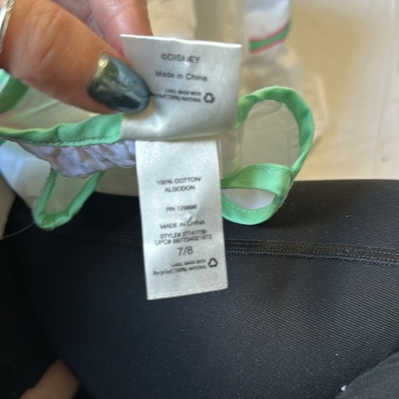 Disney Tinkerbell Tank Dress 7:8 NWT 100% Cotton - Picture 9 of 9